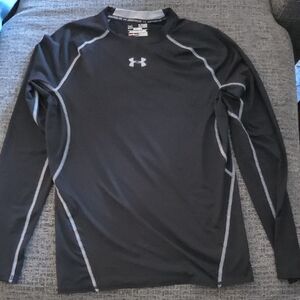 Under Armour Black and Gray Performance Top